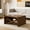 Walnut, variant on WanKaMom 31.5 in Variable Height and Expandable Surface Folding Table, Brown