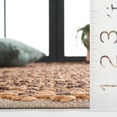 thumbnail image 4 of SAFAVIEH Natural Fiber Isador Abstract Area Rug, Natural/Dark Brown, 8' x 10', 4 of 7