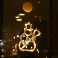 thumbnail image 1 of Adornos navideños colgantes con luces LED, decoraciones navideñas para dormitorio, decoración de vidrio para ventana del hogar, batería cálida, 1 of 4