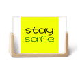 thumbnail image 1 of Infracciones de Seguridad Pantalla de escritorio fotográfica de madera, 1 of 4