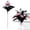 A, variant on Clearance Under $5 | Gothic Skeleton and Pumpkin Vase Picks with Black Feathers – 18 Inch Halloween Decor (White Skull)