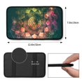 thumbnail image 3 of Bingfone Car Four-Season Universal Armrest Box Mat,Car Armrest Seat Cover Soft Leather Waterproof Armrest Cover Center Console Mat-Mandala, 3 of 7