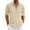 Beige, variant on gakvbuo Cotton Linen Henley Shirts For Men Summer Tops Baggy Casual Long Sleeve Turndown Collar Loose Fit Summer Beach Blouse Shirt Wedding Yoga Shirt Hawaii Hippie Button Down T-Shirt For Men