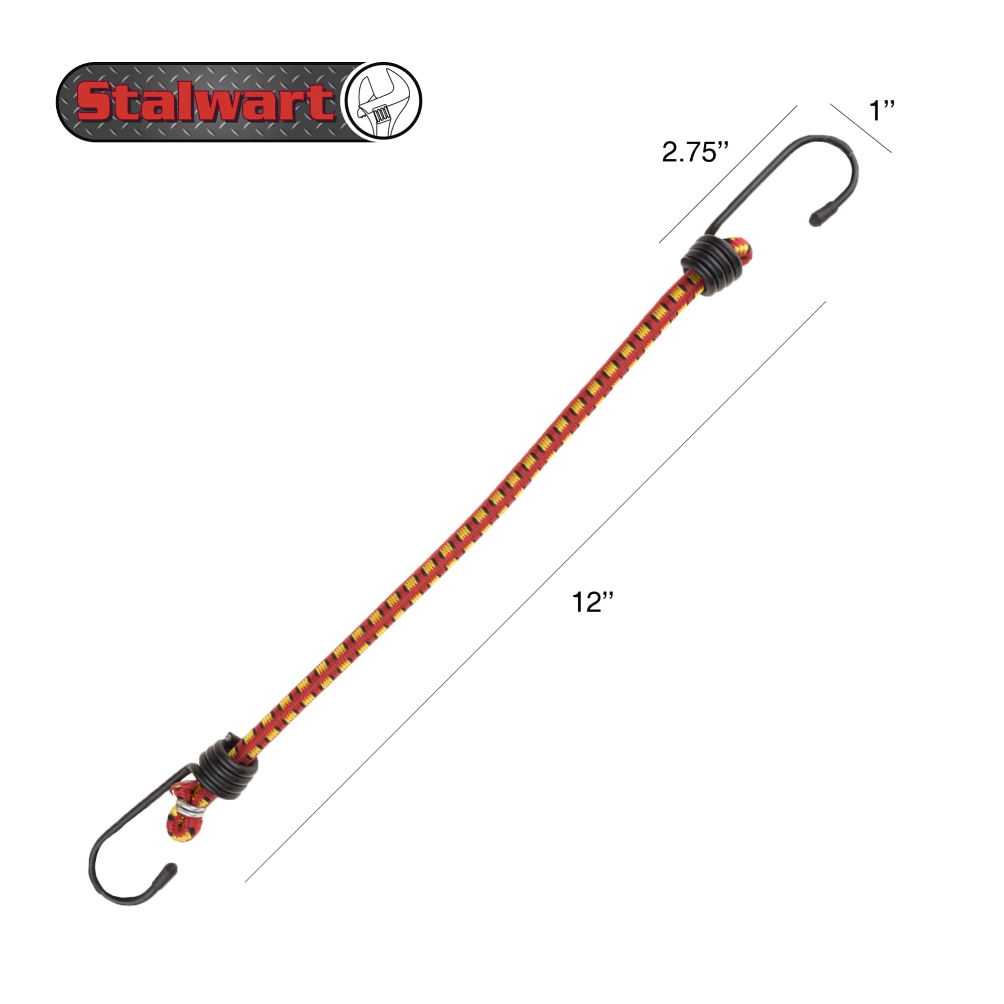 12" Bungee Cords - 10 Pack by Stalwart