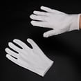 thumbnail image 3 of 12 pares de guantes de algodón para manos secas, guantes humectantes para piel sensible irritada eczema inspección reutilizable, 3 of 5