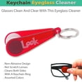 thumbnail image 5 of Keychain Eyeglass Cleaner Diseño no abrasivo Microfiber Spectacles Cleaner Brush Cleaning Tool- Colores variados Kole GM813, 5 of 5