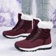 thumbnail image 4 of Botines Botas Nieve Mujer Cálido Forro Piel Invierno Antideslizante para Exteriores, 4 of 8