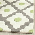 thumbnail image 4 of SAFAVIEH Chatham Wystan Geometric Wool Area Rug, Dark Gray/Ivory, 6' x 9', 4 of 8