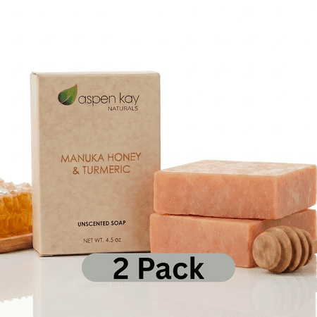 Manuka Honey and Turmeric - 2 Pack Bar Soap