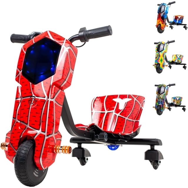 Scooter Infantil con 3 Ruedas Luces LED Patin del Diablo para Niños Resistente 3 A 10 Años Scooters Resistente con Altura Ajustable Monopatin para Niños