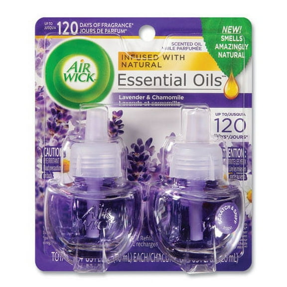 Scented Oil Refill, Lavender And Chamomile, 0.67 Oz, 2/pack | Bundle of 5 Packs