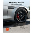 thumbnail image 2 of KFFKFF Car Ramps, Set of 2 with 20,000 lbs Load Capacity, 2.6-inch Lift Height, Portable Low-Profile Design for Garage Maintenance and Oil Changes, Durable for Low-Chassis Vehicles and Jack Support, 2 of 9