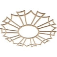thumbnail image 2 of 28"OD x 9 7/8"ID x 1/4"T Augustus Wood Fretwork Pierced Ceiling Medallion, Alder, 2 of 3