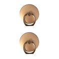 thumbnail image 3 of kurtrusly Finger Grip Metal Ring 360° Stand Holder For Mobile Phone Tablet Round Ring Tyrant Gold 2Set, 3 of 6