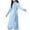 X-291 Light Royal Blue, variant on Watermelon Red Long Sleeve Bath Robes for Juniors Fall Winter Flannel Peplum Thermal Basic Bath Robes Robes Women 2026 Clothing Trendy XL