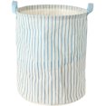 thumbnail image 3 of Lines Pattern Foldable Basket Organizer, Medium, White, 3 of 7