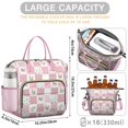 thumbnail image 5 of Pioneer Flower Floral Print Pattern Womens Lunch Box for Work,Insulated Large Lunch Bag for Tween and Teen,Loncheras Para Mujer,Leakproof Adult Lunch Bag for Work,Beach,Travel,Picnic,Camping, 5 of 5