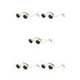 thumbnail image 3 of ZheElen Punk Rock Fashion-Proof pour Hommes et Femmes Lunettes de Protection Rondes UV400 C5 5Set, 3 of 6