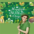 thumbnail image 4 of St. Patrick's Day Decorations Banners Happy St Patricks Day Backdrops,59x35inch St Patricks Shamrocks Background for Irish Luck Day Wall Photography Prop Booth Party Decors, 4 of 6