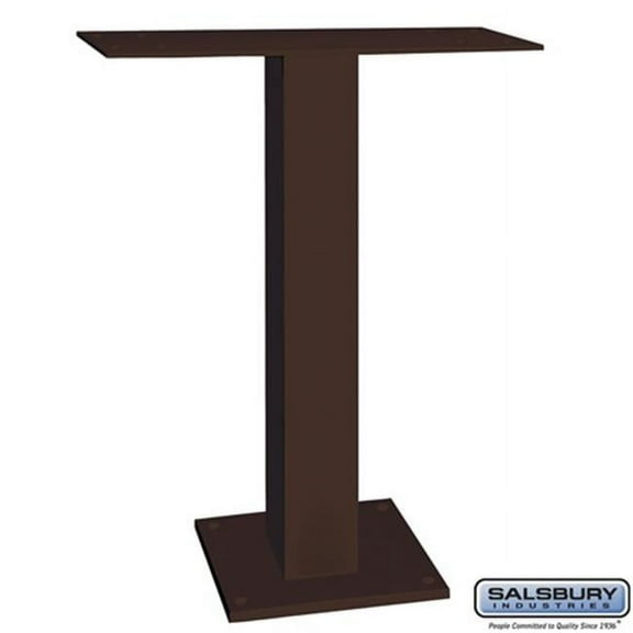 Salsbury Pedestal For 5 Door High Surface Mounted Cell Phone Lockers Bronze