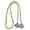 Purple, variant on Handmade Curtains Tiebacks - 43" Durable Decorative Flower Curtain Tiebacks, Elegant Floral Curtain Holdbacks Holders Cord for Window Sheer Drapes Indoor Living Room Decor, 1Pc(Orange,43x1")