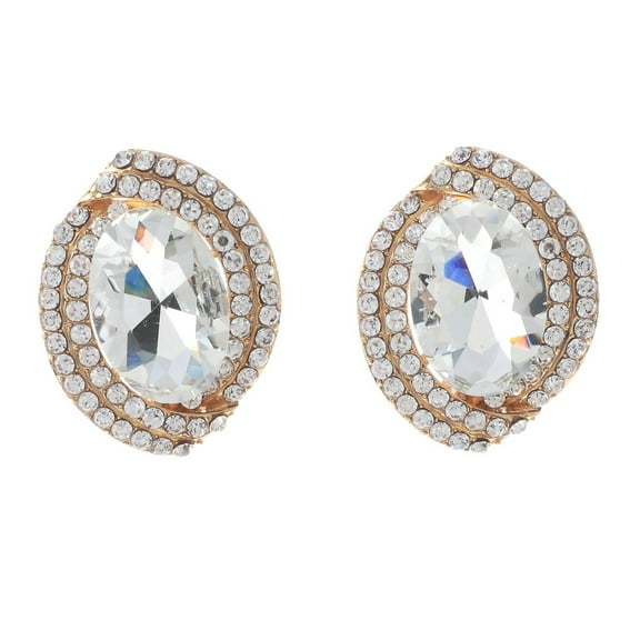 Crystal Clip-On Earrings