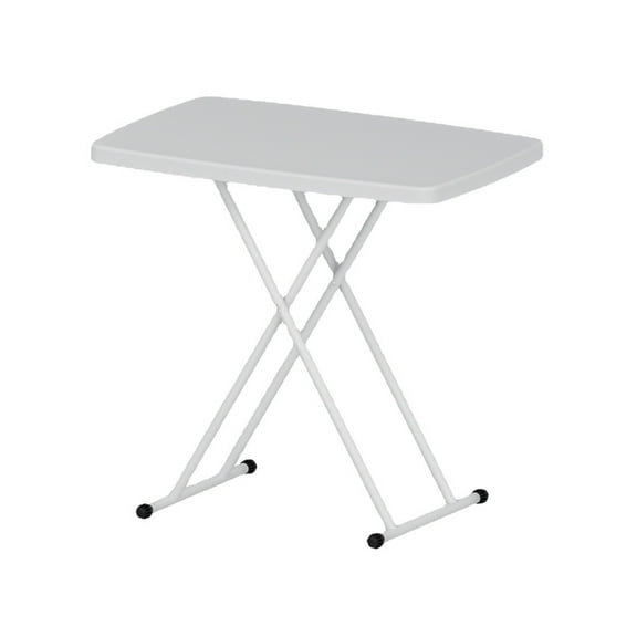 Portable Folding Table, Plastic Foldable Design for Multiple Uses, Adjustable Rectangular Table for Dining, Bedside, Events, and Outdoor Picnics, Easy Carry & Storage