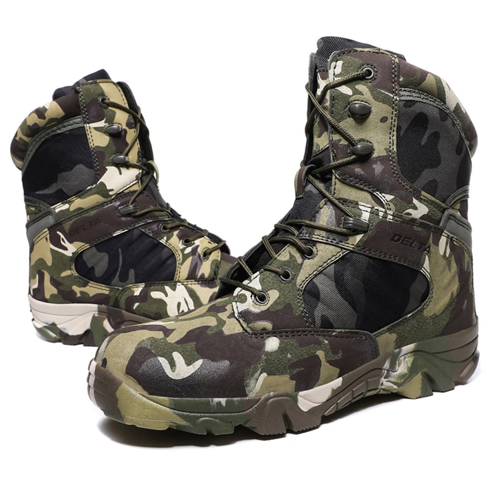 Buy HARGLESMAN Men's Tactical Army Boot Outdoor Desert Hiking Camo Boot