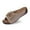 Beige, variant on Slippers for Women,Stylish Opentoe Wedges With Leather Top And Flower Slippers Are Comfortable Shoes With Temperament,Womens Slippers,Black,7.5
