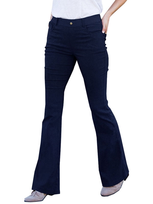 bootcut work trousers