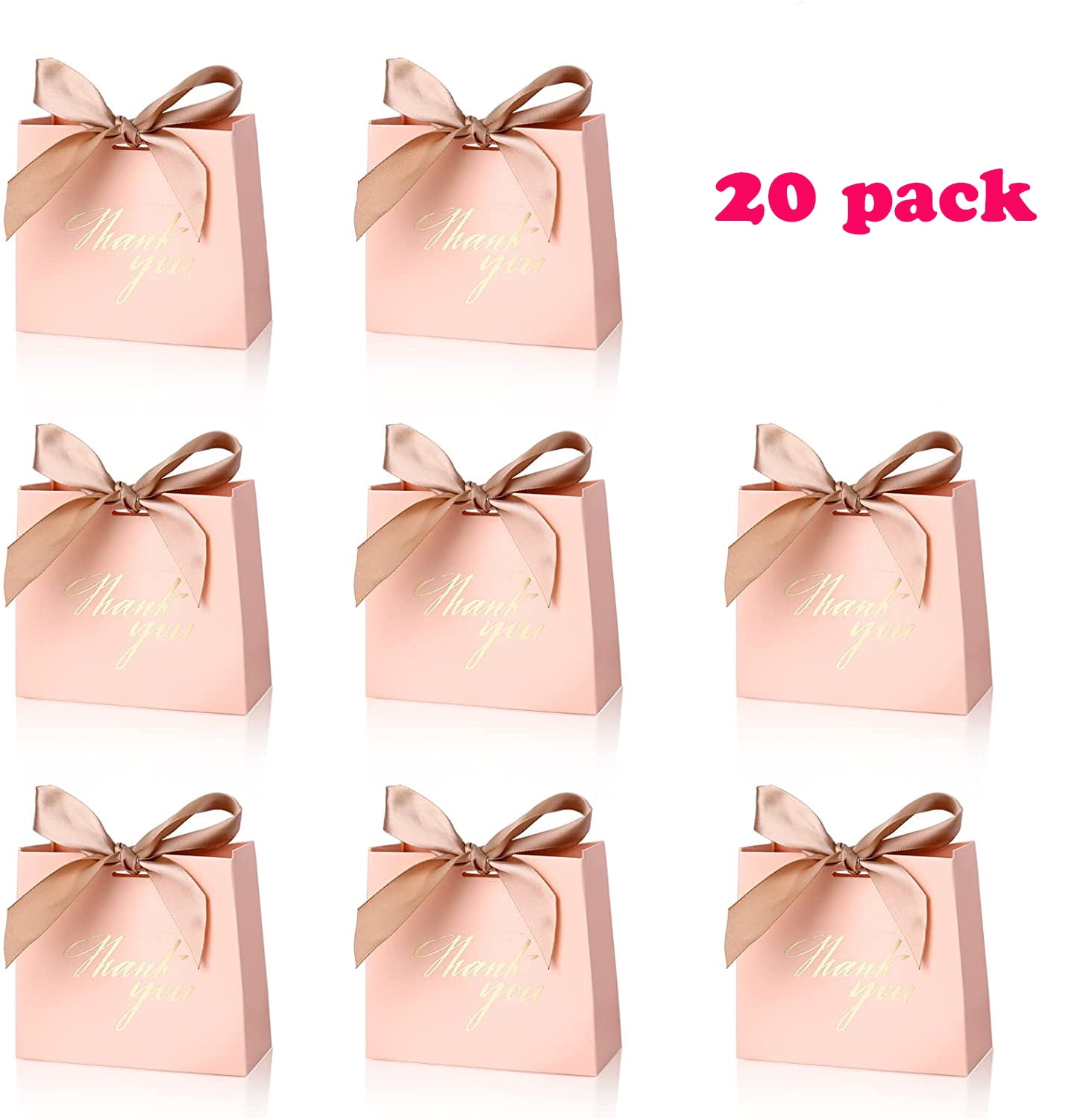 Details about   50pcs Thank You Plastic Candy Gift Bags Shopping Bags Wedding Wrapping BagsLDUK 