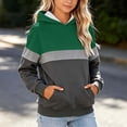 thumbnail image 2 of Ashirexll Girls Hoodies Colorblock Hooded Long Sleeve Sweatshirt for Big Kids Outdoor Layer 3-14 Years, 2 of 6