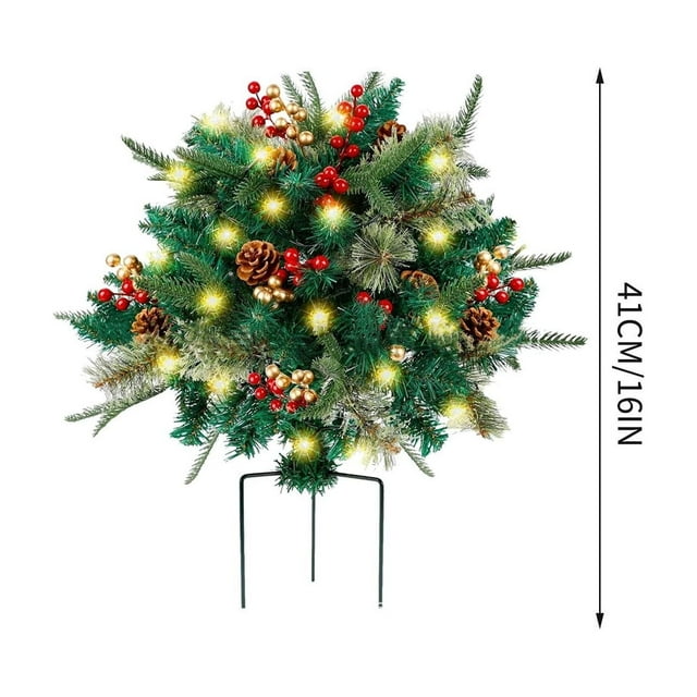 A Artificial Flocked Christmas Tree With Lights 78 Inches Tall Includes One Tree For Indoor Outdoor Decor