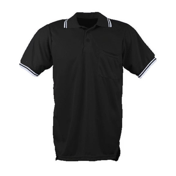 3110-01-L Umpire Polo, Black - Large