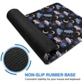 thumbnail image 6 of 31.5x15.7 Inch Gaming Mouse Pad, Non-Slip Stitched Rubber Desk Mat for Desktop & Laptop,Owl Celestial Floral Dark Blue Pattern, 6 of 6