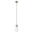 thumbnail image 1 of Maxim 10094CLSN 7 in. Nyla 1 Light Satin Nickel Single Pendant Ceiling Light, 1 of 8