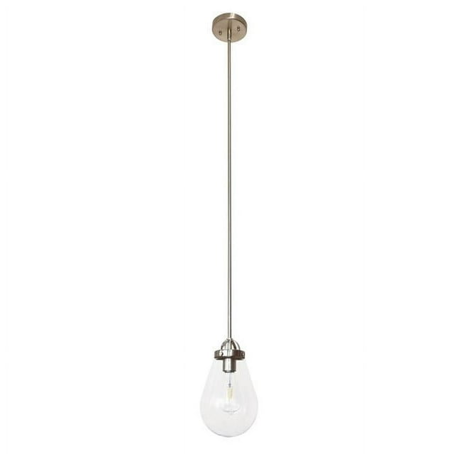 Maxim 10094CLSN 7 in. Nyla 1 Light Satin Nickel Single Pendant Ceiling Light