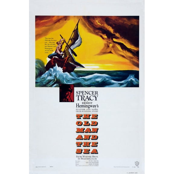 Old Man And The Sea Mini Movie Poster 11inx17in in Mail/storage/gift tube 11x17 poster