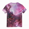 thumbnail image 4 of TOWED22 Girls Short Sleeve T Shirts Kids Summer Tops Crewneck Tees 5-14 Years(Hot Pink,3-4 Y), 4 of 4