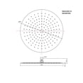 thumbnail image 3 of Moscu Round Ultra Thin Rain Shower Head, Polished chrome Stainless Steel, 3 of 5