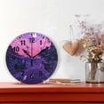 thumbnail image 2 of Yayeee 10" Wall Clock Battery Operated Quartz Round Silent Non-Ticking Home Decor, White Cat Walking, 2 of 6