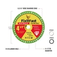 thumbnail image 3 of Disco de Corte Indestructible de Diamante FixItFast para Amoladora Angular, 3 of 7