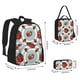 thumbnail image 2 of Disketp Insects Mochila Estampada de Gran Capacidad con Lonchera y Estuche, Set de 3 Piezas para Estudiantes, 2 of 7