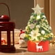 thumbnail image 5 of pstuiky Luz solar decorativa navideña LED para árbol de Navidad, luz de enchufe para decoración de jardín exterior, 5 of 6