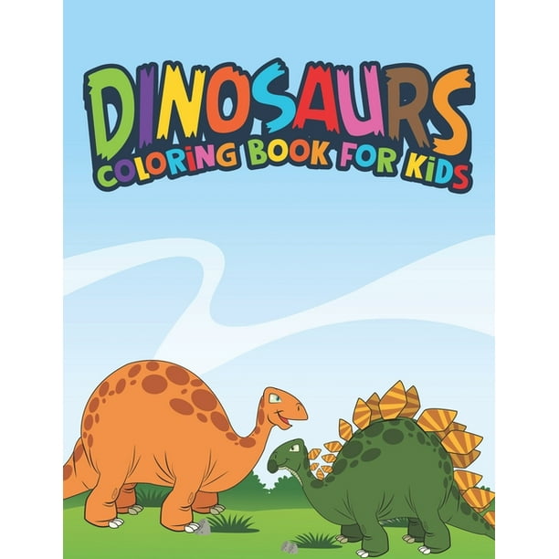 Dinosaurs Coloring Book For Kids : Fantastic Dinosaur Coloring Kids Book  with 50 Diplodocus, Tyrannosaurus, Apatosaurus, Mosasaur, Protoceratops,  Brachiosaurus, Triceratops and More! Great Gift for Boys, Girls Cartoon  Dinosaur Colouring Book (Paperback) -