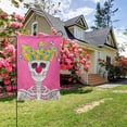 thumbnail image 7 of XMXY Illumination Skull Garden Flags Double Sided,Farmhouse Holiday Yard Outdoor Sign Decor Flag, 12.5"x18" inch, 7 of 7