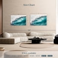 thumbnail image 4 of Elephant Stock Big Blue Ocean Wave Wall Art - Horizontal Canvas Wall Art - Lobby Wall Decor - Beach Canvas - Teal And Blue Decor - 51" x 34", 4 of 8