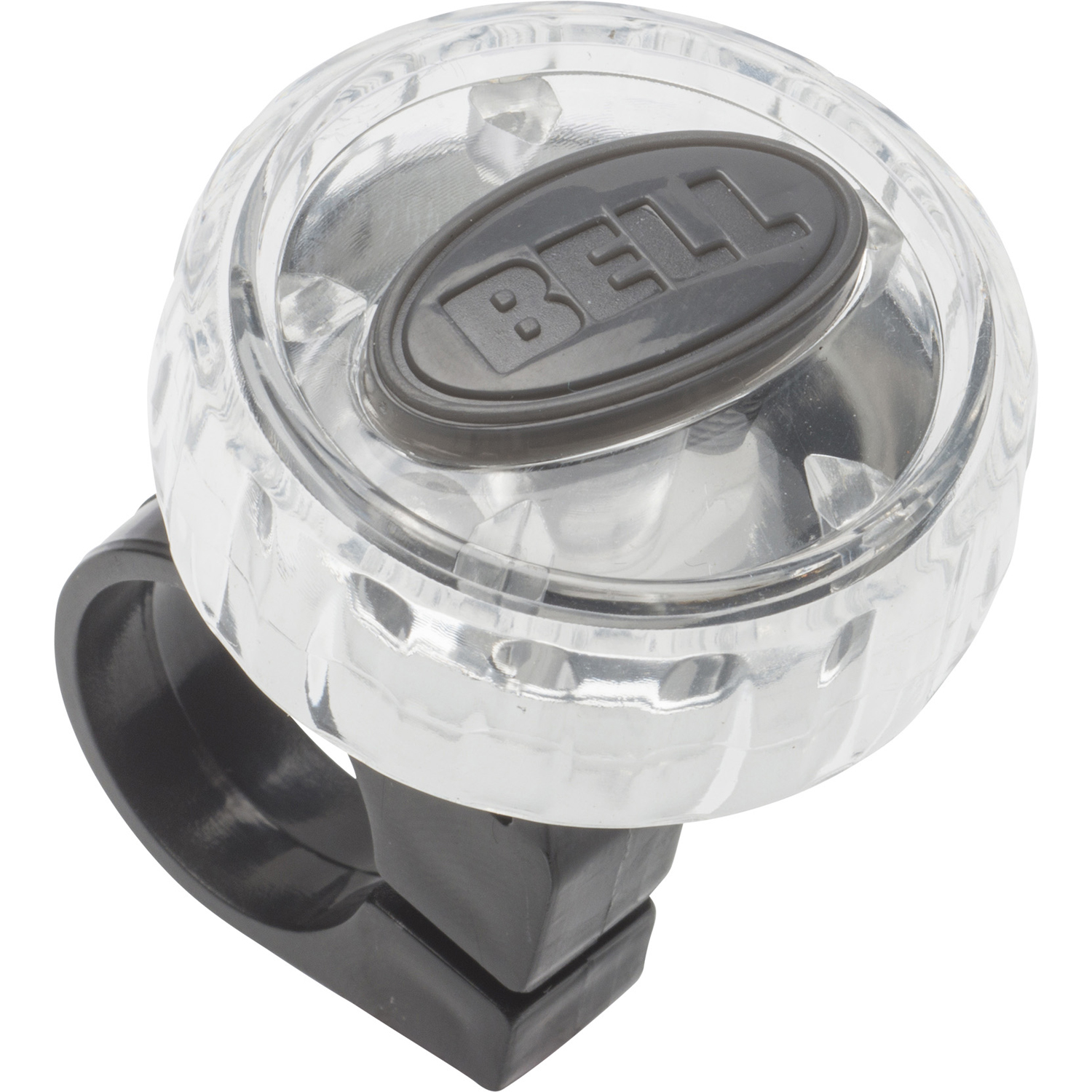 Bell Dinger 300 Spinning Bicycle Bell, Clear