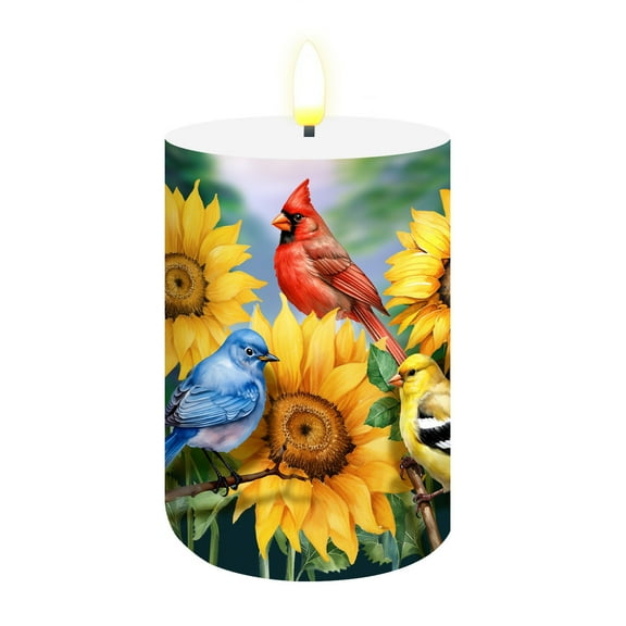 Briarwood Lane Birds in the Garden Flameless Candle