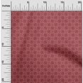 thumbnail image 2 of oneOone Polyester Spandex Maroon Fabric Asian Japanese Sashiko Sewing Craft Projects Fabric Prints By Yard 56 Inch Wide, 2 of 4